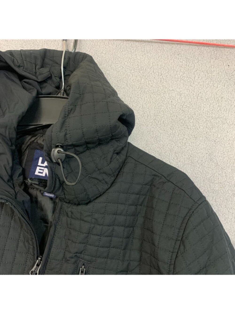 NWOT Lands' End  Women's XL Black Quilted Hooded Jacket - Picture 11 of 13